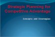 2. Strategic Planning for Competitive Advantage