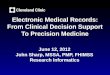 From Clinical Decision Support to Precision Medicine