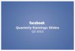 Facebook 2nd Quarterly Earnings 2013