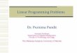 Linear Programming Problems : Dr. Purnima Pandit