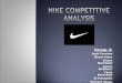 Nike competitive analysis