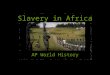 Slavery Lecture