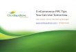 Ecommerce & Retail PPC Tactics - SMX East 2010 - Alex Cohen of ClickEquations