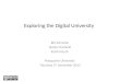 Exploring the Digital University