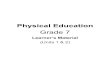 K TO 12 GRADE 7 LEARNING MODULE IN PHYSICAL EDUCATION (Q1-Q2)