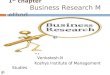 1st Chapter Business Research Method
