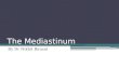The mediastinum BY Dr Nikhil Bansal