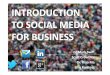 Introduction to Social Media - 141112