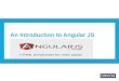 Angular js presentation at Datacom