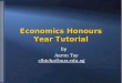 Econs honour  year tutorial