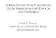 Overview of Digital Publishing