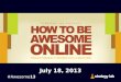 How To Be Awesome Quotes