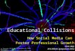 Educational Collisions: How Social Media Can Foster Professional Growth