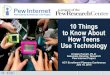 10 Things to Know About How Teens Use Technology