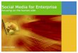 Social Media and Enterprise