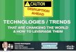 Technologies and Trends that are Changing the World