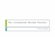 The Literature Review Process