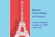 Digital Storytelling En FrançAis Final Draft