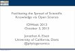 Jonathan Eisen talk for #IDWeek: Facilitating the Spread of Scientific Knowledge via Open Science