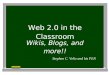 Wikis And Blogs in the Social Studies Classroom