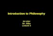 Philosophy lecture 03