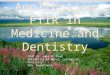 Application FTIR in medicine and dentistry