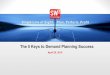 The 5 Keys to Demand Planning Success