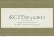 Using SQL Standards? Database SQL comparition