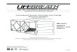 LifeBreath Operation & Installation Manual max series 500 erv