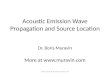Acoustic Emission Wave Propagation And Source Location by Boris Muravin