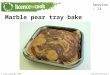 13b Marble Pear Tray Bake