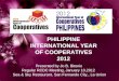 Philippine's celebration on the international year of cooperatives 2012