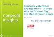Nonprofit Insights: Fearless Volunteer Engagement – A New Way to Dream Big and Reach Your Goals