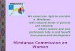 Mindanao Commission on Women by Margie Floirendo