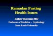 Fasting and health issues