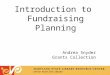 Intro to Fundraising Planning