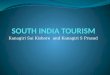 South india tourism kishore