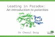 Leading in Paradox: An introduction to polarities