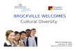 Brockville Welcomes Cultural Diversity