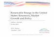 U.S. Renewable Energy Market And Growth