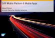 SAP mobile platform & mobile apps