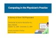 Computing in the Physician's Practice