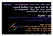 Semantic Interoperability in Infocosm: Beyond Infrastructural and Data Interoperability in Federated Information Systems