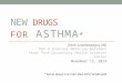 New drugs for asthma