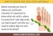 Reduce Uric Acid Level Naturally | Gout Natural Treatment