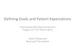 Defining goals and patient expectations