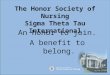 The Honor Society of Nursing