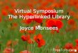 Virtual symposium joyce monsees