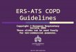 Ers Ats Copd Guidelines