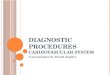 Diagnostic Procedures for Cardiovascular system
